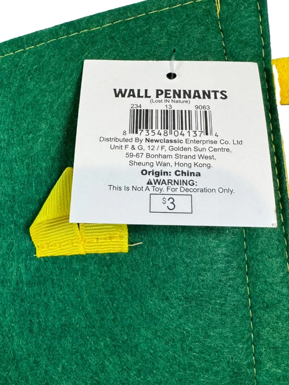 Felt Wall Pennant Lost In Nature 20